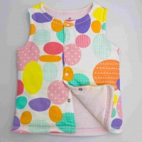 嬰兒夾棉背心 - Polka Dots